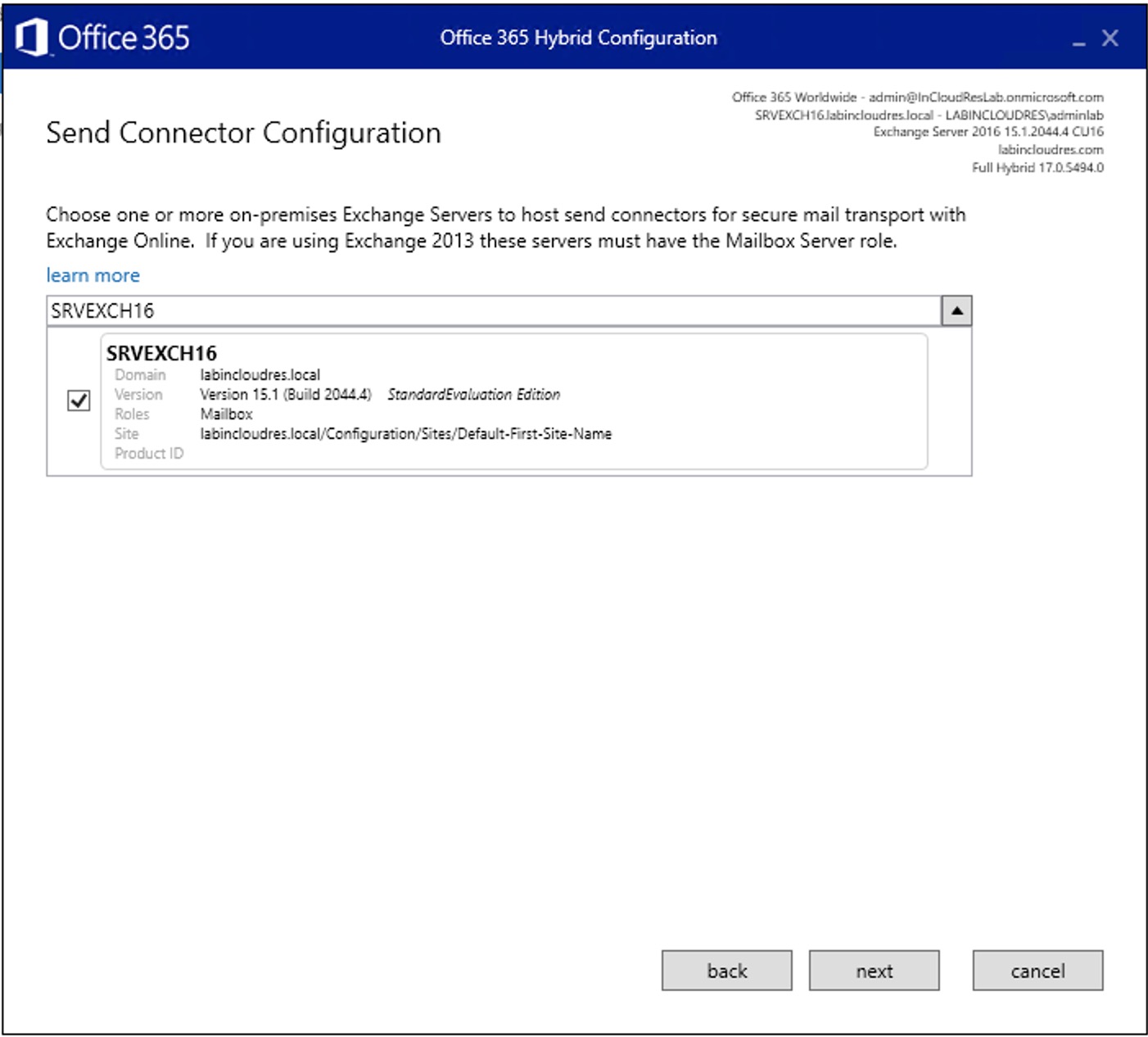 Office configuration. Коннекторы в Exchange 2016. Exchange Server 2016 Standard. Exchange 2013 коннектора настройка. Настройки MX записей в Exchange.